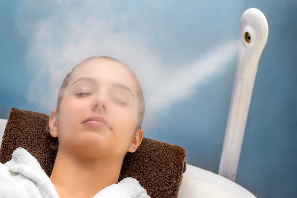 Limpieza facial con vapor de ozono 02